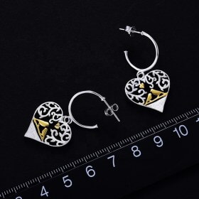 Custom-Bird-in-Love-Heart-Silver-earring (4)
